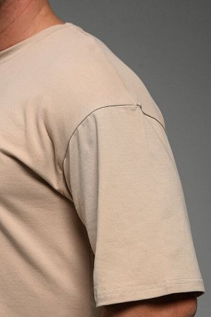 Футболка мужская 8507/1 Бруклин оверсайз / какао