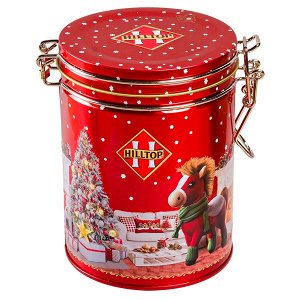 Чай HILLTOP банка с клипсой 'Подарок Цейлона' 100 г 1/12