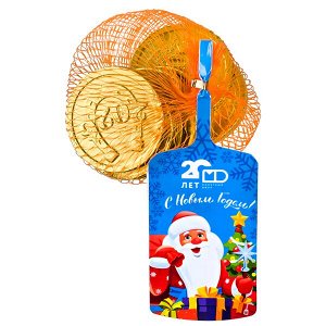 Изделия из кондитерской глазури МД НГ авоська Новогодняя 50 г 1/36