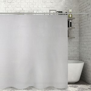 Штора для ванной комнаты Доляна «Классика», 180?180 см, EVA, цвет белый