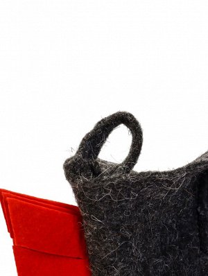 Шапка для бани и сауны «Гладиатор», полиэфир 70%, шерсть 30%