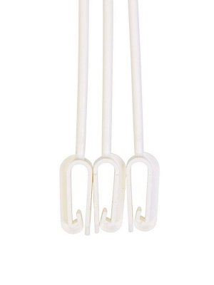 Подвес для кашпо, h=47 см, пластиковый, белый