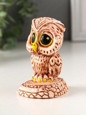 Фигурка гипс «Сова», 10x7x6.5 см