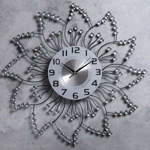 Часы настенные, серия: Интерьер, "Цветок", d=59 см