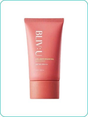 Round Lab Bliv:u Collagen Bouncing Sunscreen SPF50+PA++++ Коллагеновый солнцезащитный крем SPF 50+ (50мл) Ю. Корея