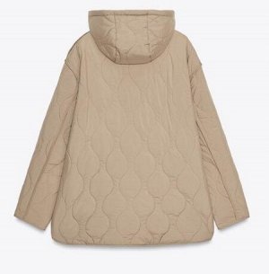 СТЕГАНАЯ КУРТКА С КАПЮШОНОМ WATER REPELLENT, арт.8372282, хаки