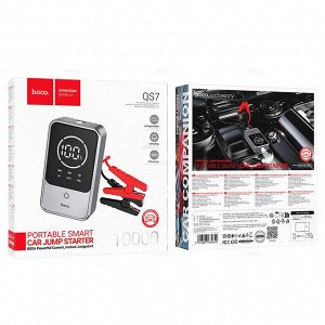 Портативное пусковое зарядное устройство для авто HOCO QS7 10000mAh 12V LED Дисплей