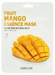 LEBELAGE маска тканевая для лица Frut Mango mask pack, 25гр
