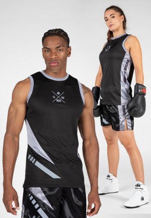 Майка Gorilla Wear "Hornell" GW-90140 черный-серый
