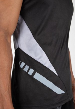 Майка Gorilla Wear "Hornell" GW-90140 черный-серый
