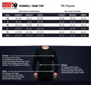 Майка Gorilla Wear "Hornell" GW-90140 черный-серый