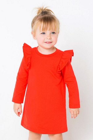 Платье(Весна-Лето)+girls (ярко-красный1 к197)