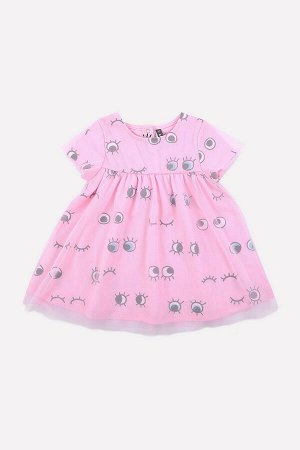 Платье(Весна-Лето)+girls (розовое облако, глазки)