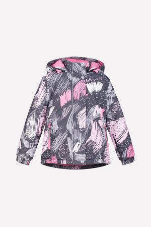 Куртка(Осень-Зима)+girls (мазки кистью, нежно-розовый)