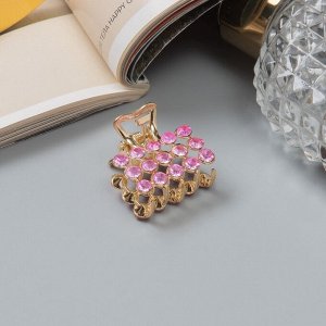 Крабик для волос «Классик», 2.5 см, золото МИКС