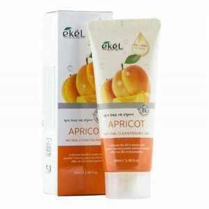 Ekel Гель-скатка отшелушивающий с экстрактом абрикоса — Natural clean peeling gel apricot, 100мл