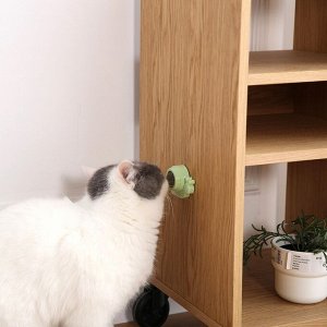 Игрушка для кошек FOXIE Snail шарик с кошачьей мятой 7х5.5х4см