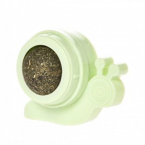 Игрушка для кошек FOXIE Snail шарик с кошачьей мятой 7х5.5х4см