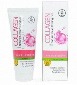 Med B. Гель-скатка с коллагеном, Natural Clean Peeling Gel Collagen 100 мл