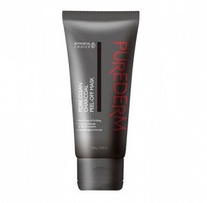 Маска, плёнка для лица с Углём/Pore clean charcoal Peel-off Mask (Tube), Purederm 100 г