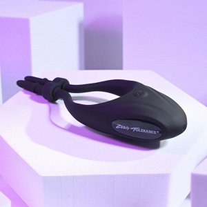 Черное эрекционное вибролассо Perfect Fit