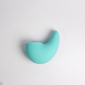 Бирюзовый вибростимулятор зоны G 2-в-1