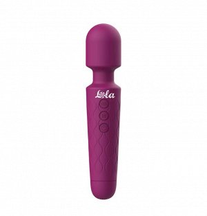 Фиолетовый жезловый вибромассажер Dreaming Wand - 20 см.