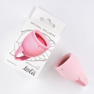 Розовая менструальная чаша Magnolia - 15 мл.