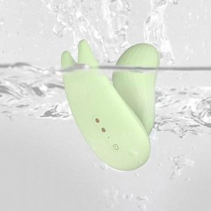 Зеленый вибратор Magic Motion Umi - 9,5 см.