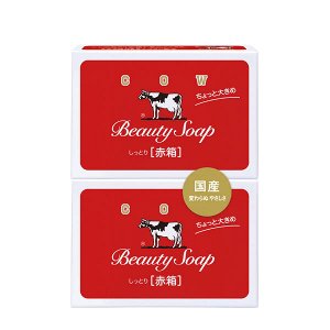 Молочное увлажняющее туалетное мыло с пудровым ароматом роз «Beauty Soap» (кусок 125 г х 2 шт.) / 36