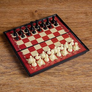 Шахматы "Ламберт", магнитная доска 19 х 19 см