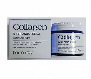 Farmstay Увлажняющий крем с коллагеном Collagen Super Aqua Cream 80ml