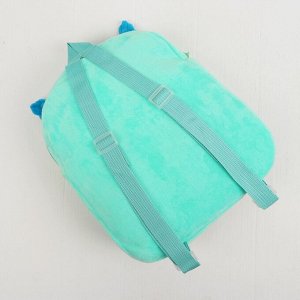 Мягкий рюкзак «Сова», с пайетками, цвет бирюзовый МИКС