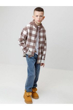 Рубашка(Осень-Зима)+boys (молочный 1005 Н026 к640)
