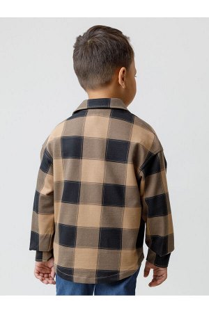 Рубашка(Осень-Зима)+boys (коричневый 1038 Н015 к584)
