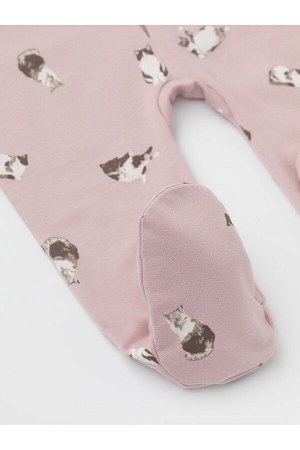 Комбинезон(Осень-Зима)+baby (бежево-розовый 2706 Н082)