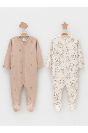 Набор комбинезон(Осень-Зима)+baby (молочный Н060, бежевый Н064)