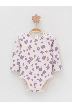 Набор полукомбинезон(Осень-Зима)+baby (молочный Н085.2, фиолетовый Н052.2)