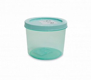Банка для сыпучих продуктов 0,75л [CAKE] МЯТА ПОЛУПРОЗРАЧНЫЙ