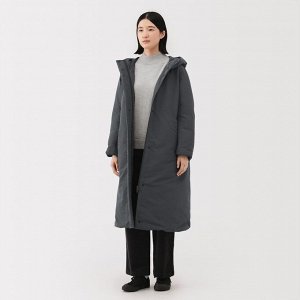 MUJI – женское длинное водоотталкивающее пуховое пальто