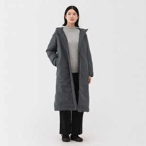 MUJI – женское длинное водоотталкивающее пуховое пальто