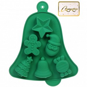 Форма силиконовая "Колокольчик" 19*20*2,5см