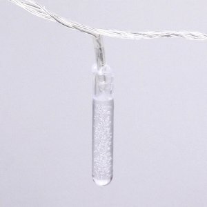 Гирлянда для дома 4,0 м 20 ламп LED с насадками ЛЬДИНКА, прозрач.пров., 1 режим.,IP-20 Белый (возможность соединения)