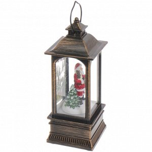 Сувенир с подсветкой Christmas "Фонарь - Дед Мороз" 12,8х5,4 см (3хAG13)