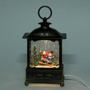 Сувенир с подсветкой "Веселье" 14,3*8*22 см (работает от 3*АА и USB+музыка, подсветка)