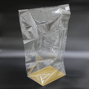 Пакет на жестком дне, рисунок "мошка" (дно 28*22; выс.69см)