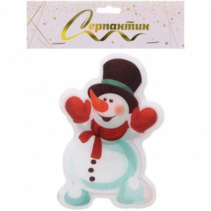 Сувенир с подсветкой "Снеговичок" 10,5*7 см