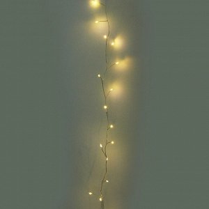 Гирлянда для дома ЗАНАВЕС 3м*3м 900 ламп LED "Мишура", IP-20, 8 режимов. Теплый белый (возможность соединения)