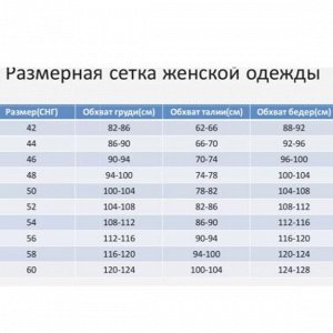 Размерная сетка