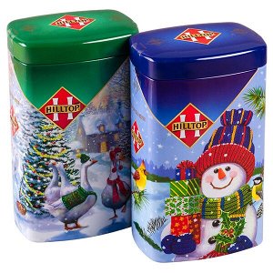 Чай HILLTOP подарочная банка 'Подарок Цейлона' ж/б 80 г 1/12